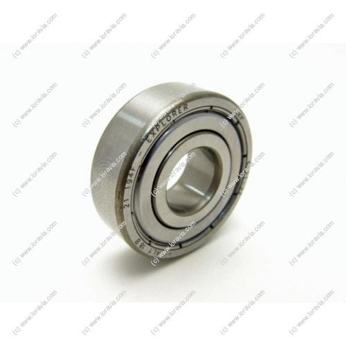 Bearing fitted in the crankcase of Rotax 582; it receives the water pump shaft