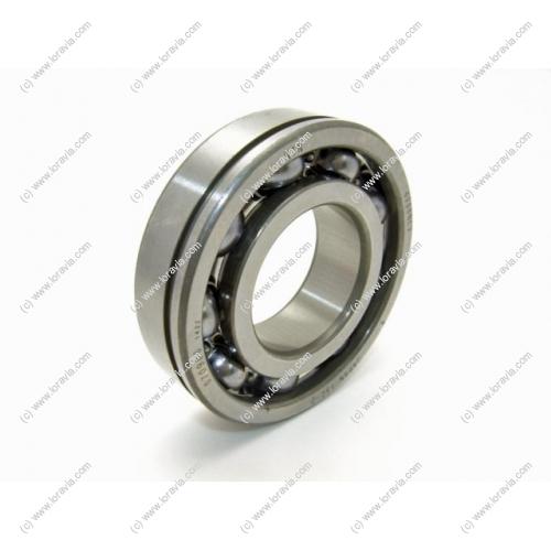 Bearing with steel ring fitted on the crankshaft of Rotax 2-stroke engines LORAVIA advice: Change all the bearings at the same time
