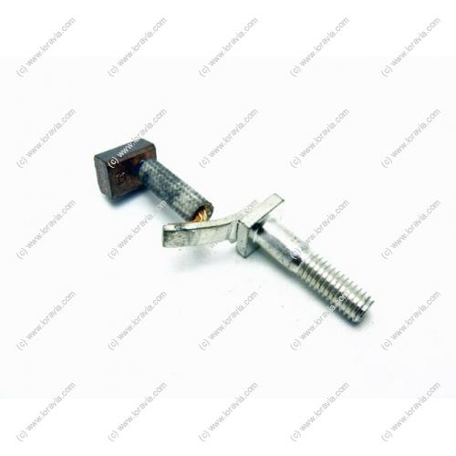 Carbon brush assembly to be used for starters mounted on magneto end of Rotax 2-stroke engines. To be associated with brush holder plate. Part #264184