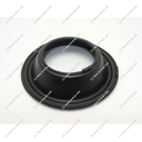 This diaphragm ensures the tightness necessary for the correct operation of the valve of the BING® 64 carburetors mounted on the 912 / 912S / 914 engines  It is also suitable for STRONGBERG ZENITH 150 CD3 carburetors fitted to other 4-stroke engines.
