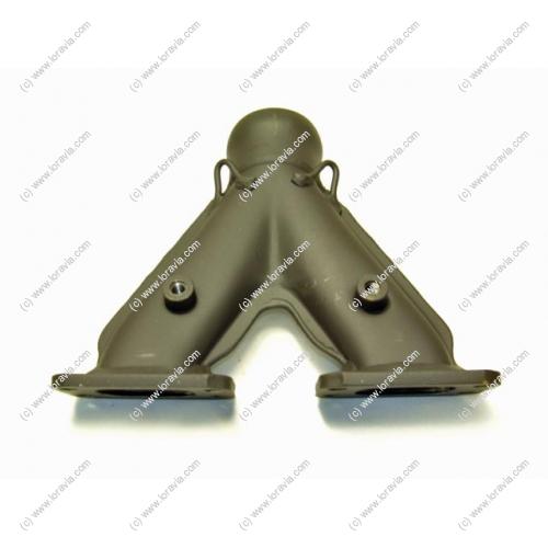 Reconditioned exhaust manifold for Rotax 582 engine, equipped to receive screw temperature probes