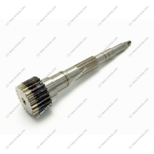 Pump shaft mounted on engines equipped with separate lubrication and 582 mod 99 "blue head"  Part #837250