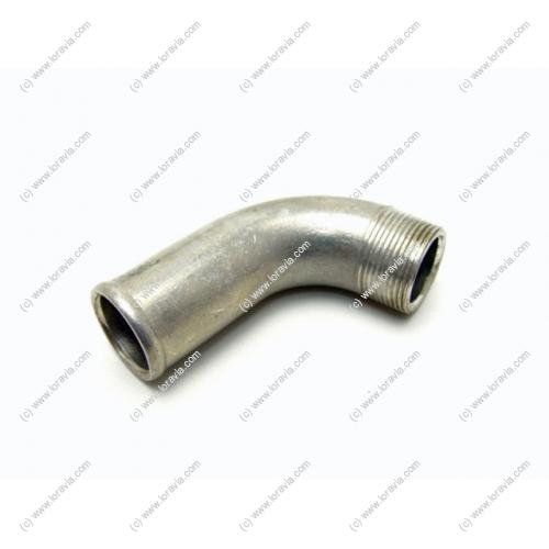 Can be used for the cylinder heads or the water pump of the Rotax 912 / 912S / 914 engines  This elbow receives a water hose of Ø 16 mm inside Always immobilize with sealant during reassembly - for disassembly heat up! Also available in 45° version  Part #922236