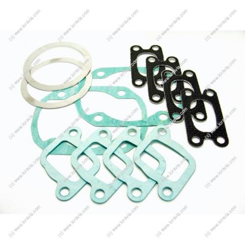 Includes: Cylinder gaskets, air intake gaskets and exhaust gaskets for Rotax 503 engines.