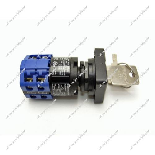 Key switch with ignition selector for Rotax engines General ignition cut-off + 12V instruments Selection of ignitions 1 or 2 and 1+2 Engine start Excellent quality / weight / size ratio! ideal for 912 - 582 - 503cdi