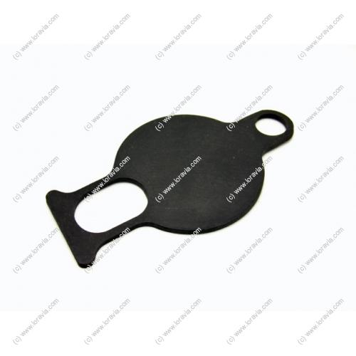 Rubber Plate for Expansion Tank Rotax 912-912S-914  Attaches to the expansion tank to avoid friction between the crankcase and the tank for the 912 / 912S / 914  Part #860829