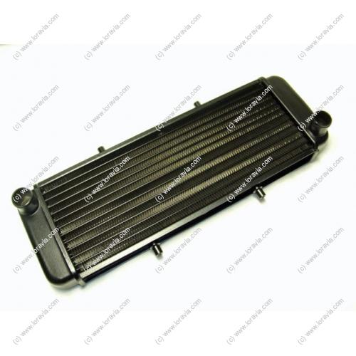 Water Radiator for Rotax 912S / 914. Compatible radiator for 912s and 914 water cooling circuits with 13 cooling rows instead of 11  size: 41 x 14 cm  Part #107102